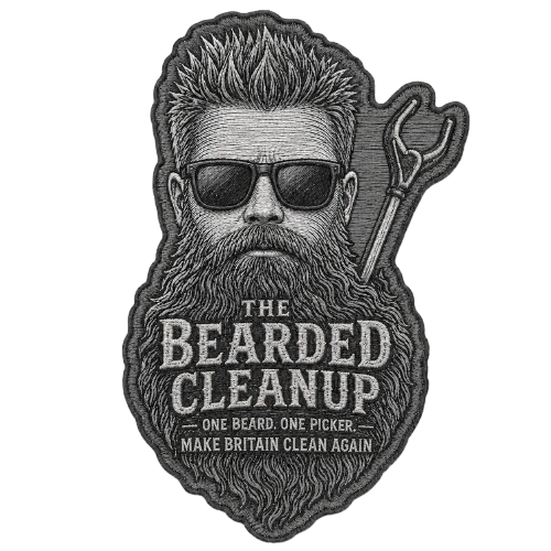 The Bearded Cleanup logo